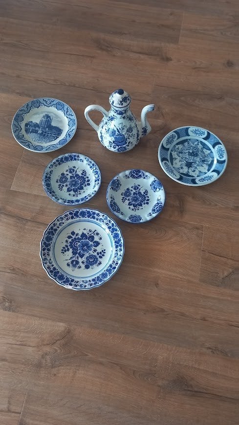 Delfts blauw set, Antiek en Kunst, Ophalen