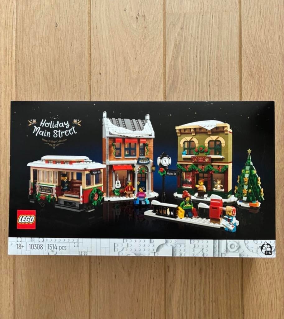 Nieuw LEGO 10308 Kerstdorp, Overige thema's, Lego, Nieuw, Ophalen of Verzenden