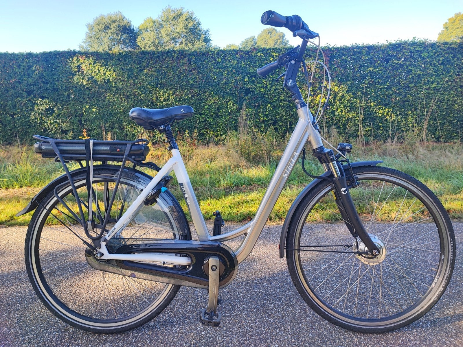 Stella Livorno elektrische fiets – 522 Wh, Zo goed als nieuw, 51 tot 55 cm, 50 km per accu of meer, Ophalen