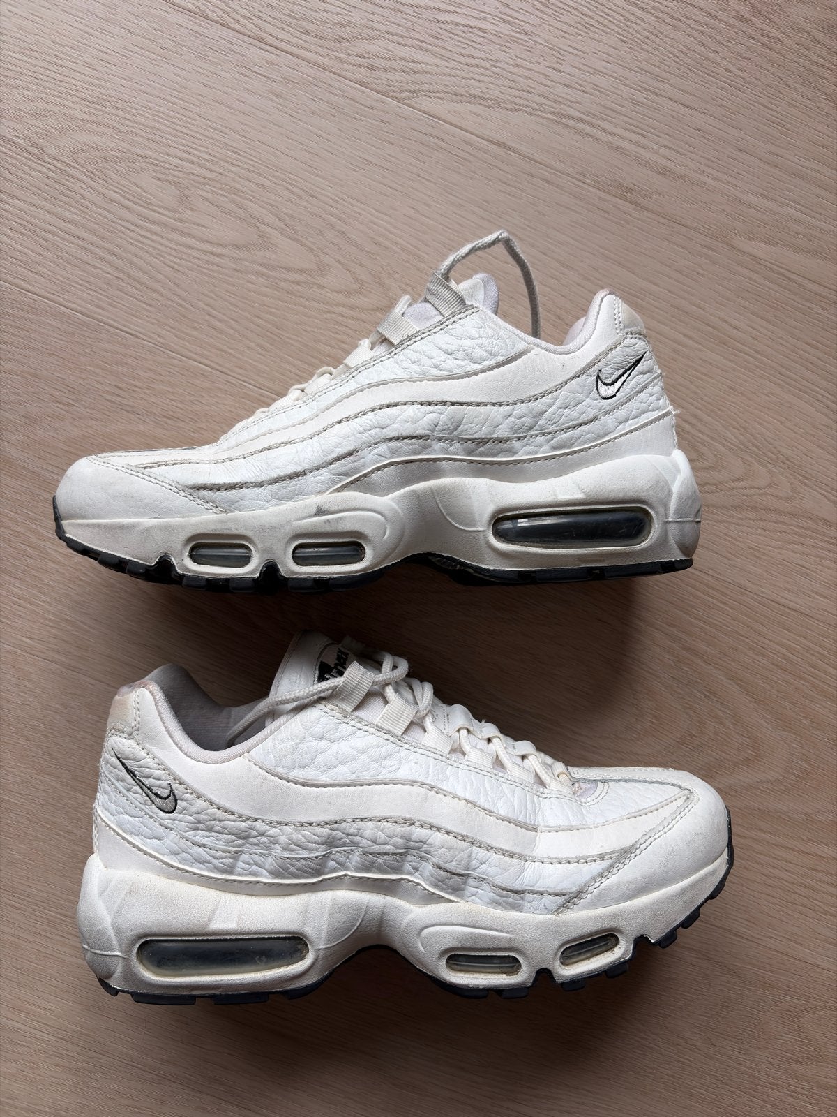 Nike Air Max 95 "Big Bubble" Dames - Maat 38, Wit, Ophalen of Verzenden, Sneakers of Gympen, Gedragen