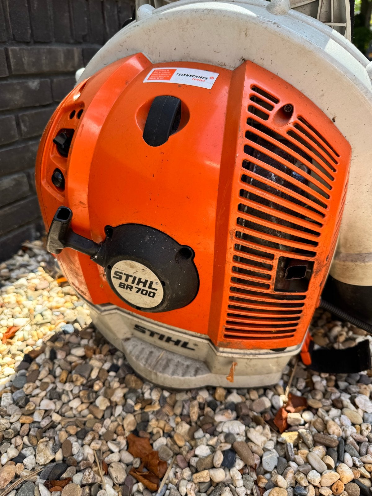 Stihl BR 700 Benzine Bladblazer - Krachtig en Betrouwbaar, Ophalen, Gebruikt, Benzine, Ruggedragen