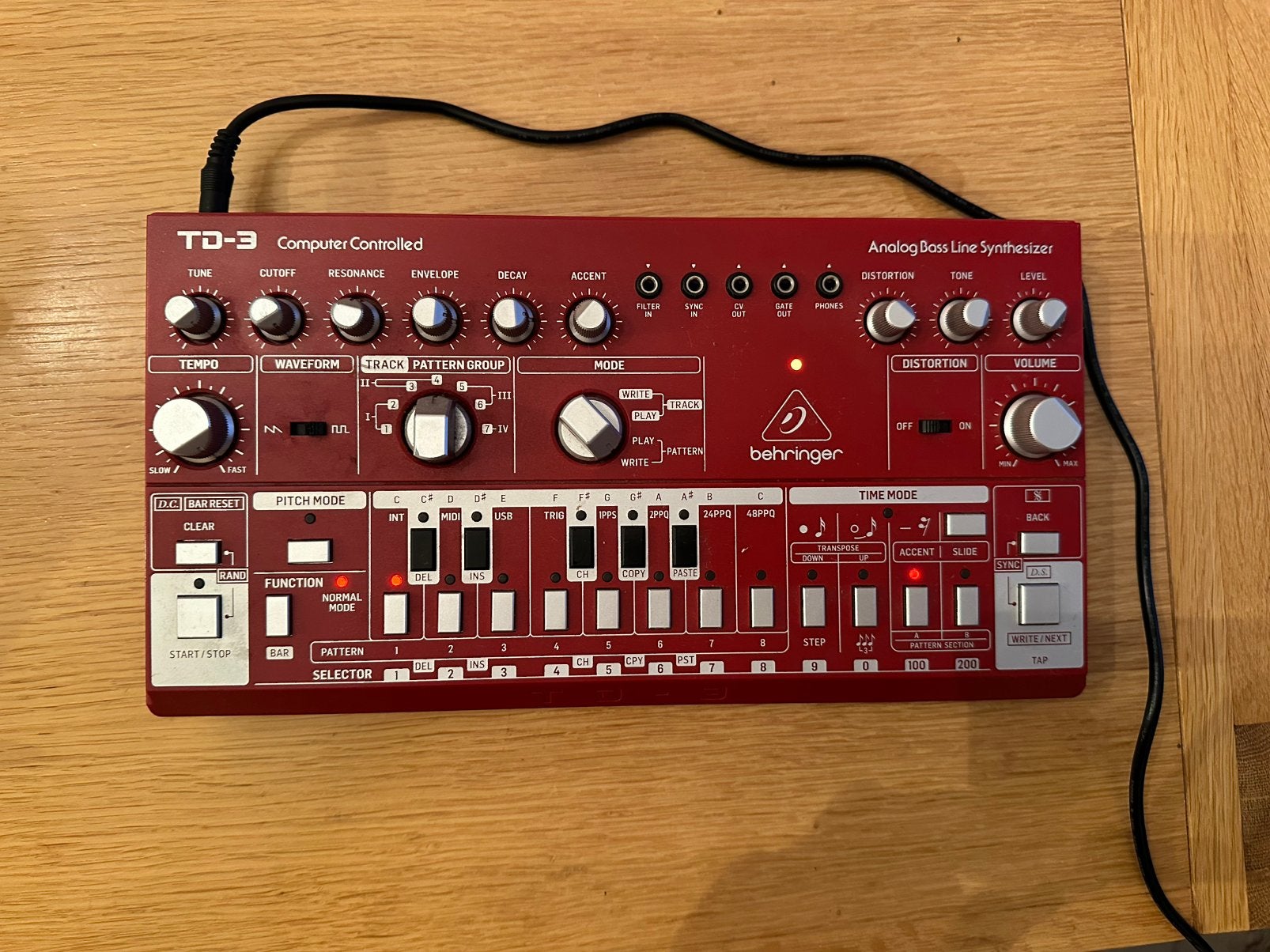 Behringer TD-3 incl voeding!, Ophalen of Verzenden, Zo goed als nieuw, Overige aantallen, Overige merken