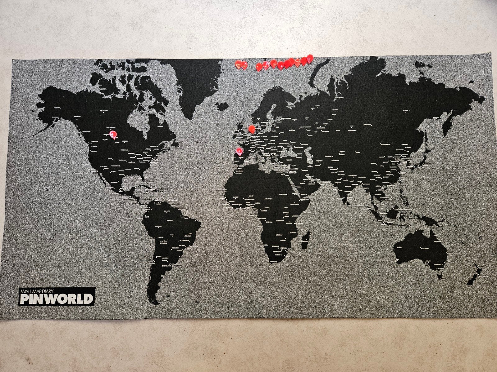 Wereldkaart Pinmap, 50 – 75, Overige typen, Nieuw, Ophalen of Verzenden