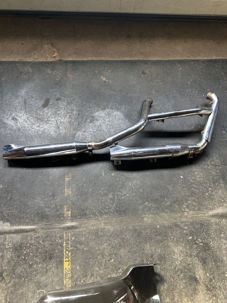 Uitlaatset evo softail, Niet ingevuld, Gebruikt, Niet ingevuld, Ophalen of Verzenden