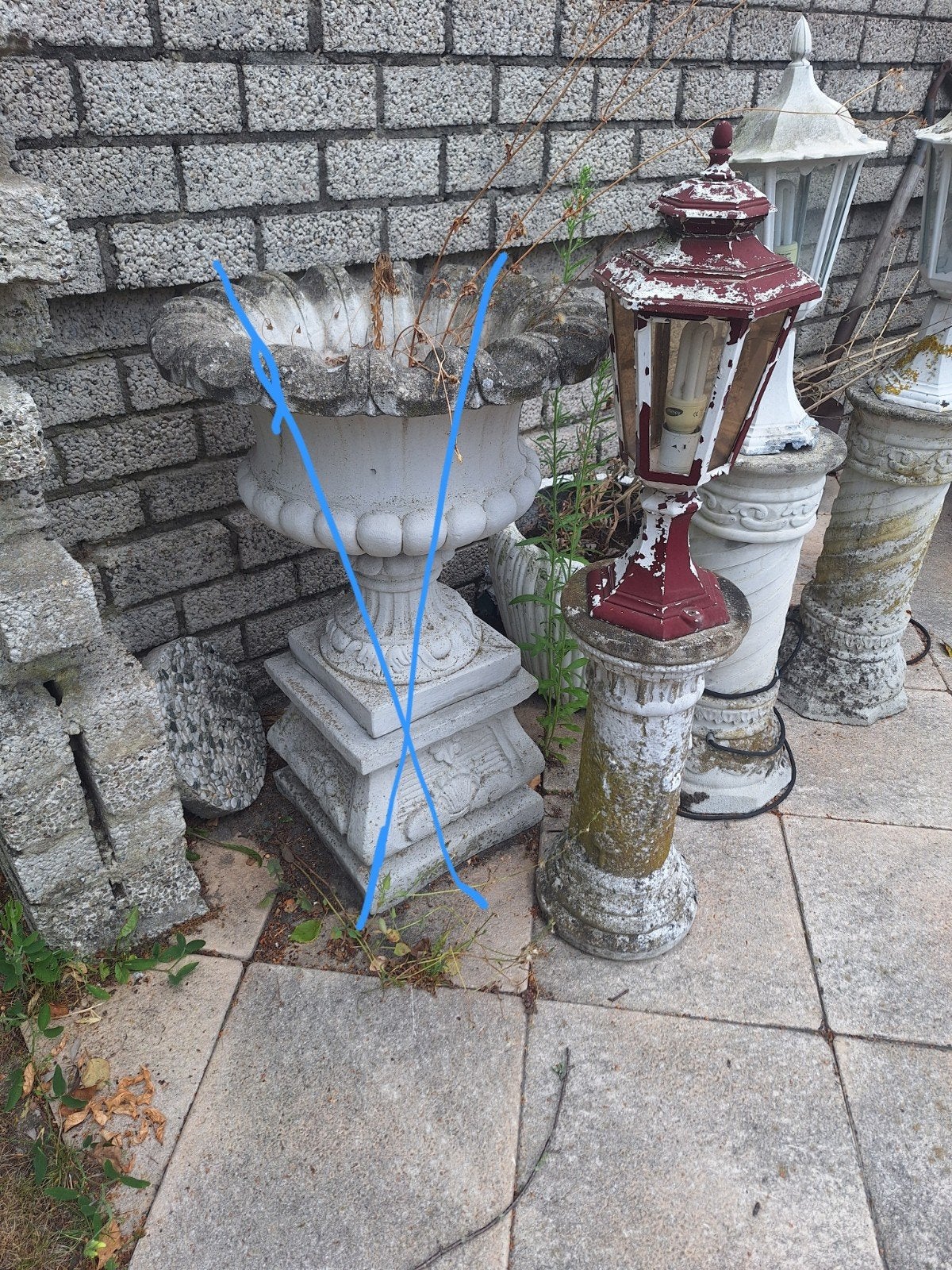 bloempotten/standaard, Tuin en Terras, Tuinvazen, Ophalen, Gebruikt