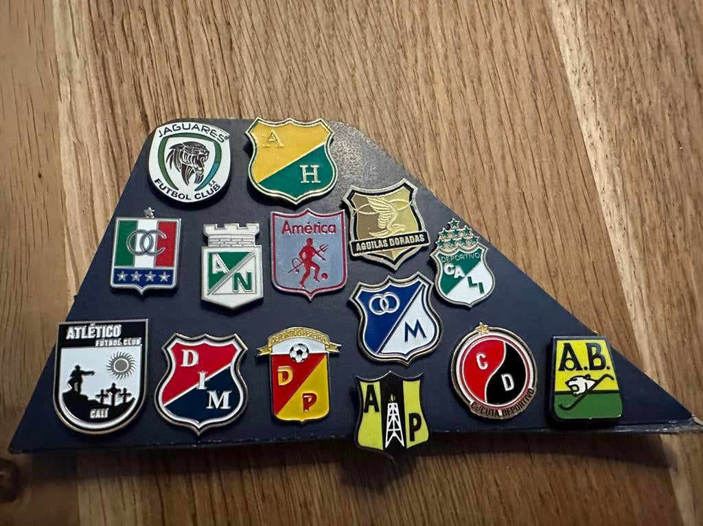 Voetbalspeldjes Colombia pet stuk €5, Ophalen of Verzenden, Zo goed als nieuw