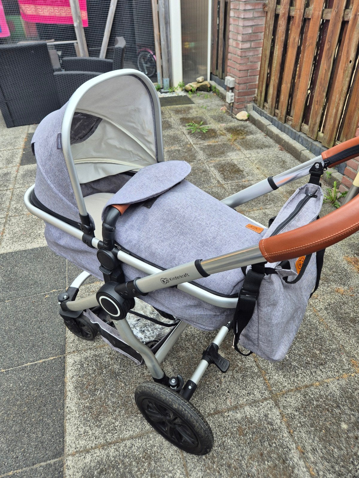 Kinderkraft kinderwagen met Maxi-Cosi, luiertas en regenhoes, Kinderen en Baby's, Kinderwagens en Combinaties, Ophalen