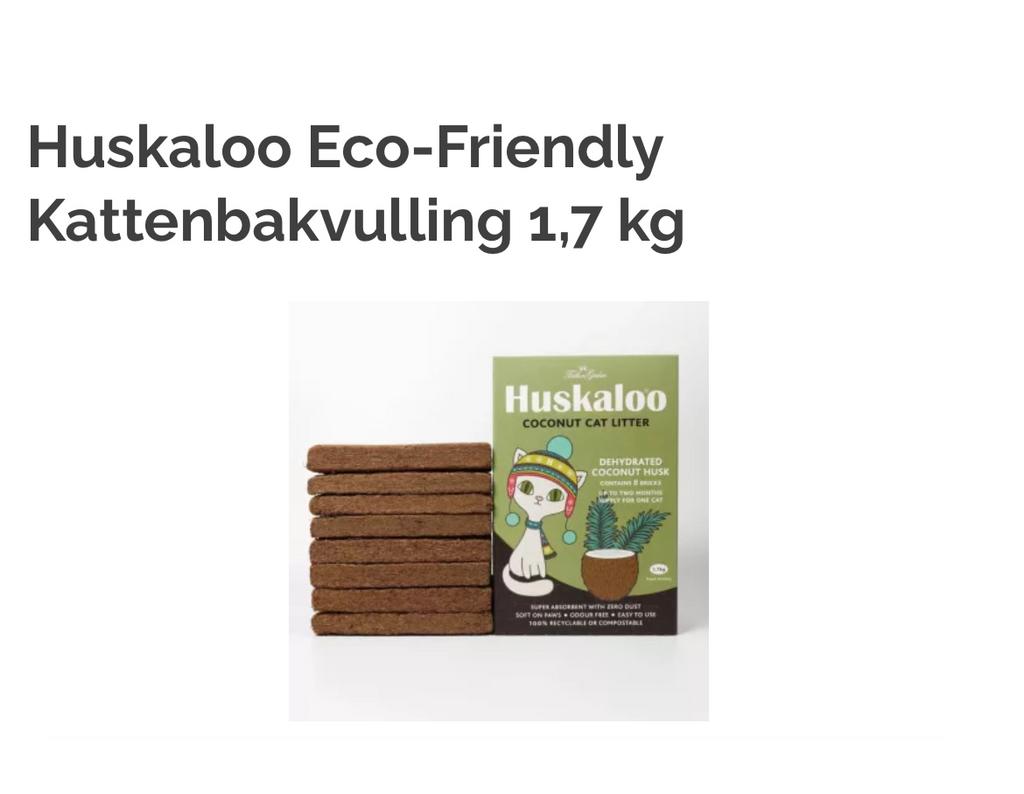 Huskaloo kattenbak vulling eco- friendly, Dieren en Toebehoren, Katten-accessoires, Ophalen