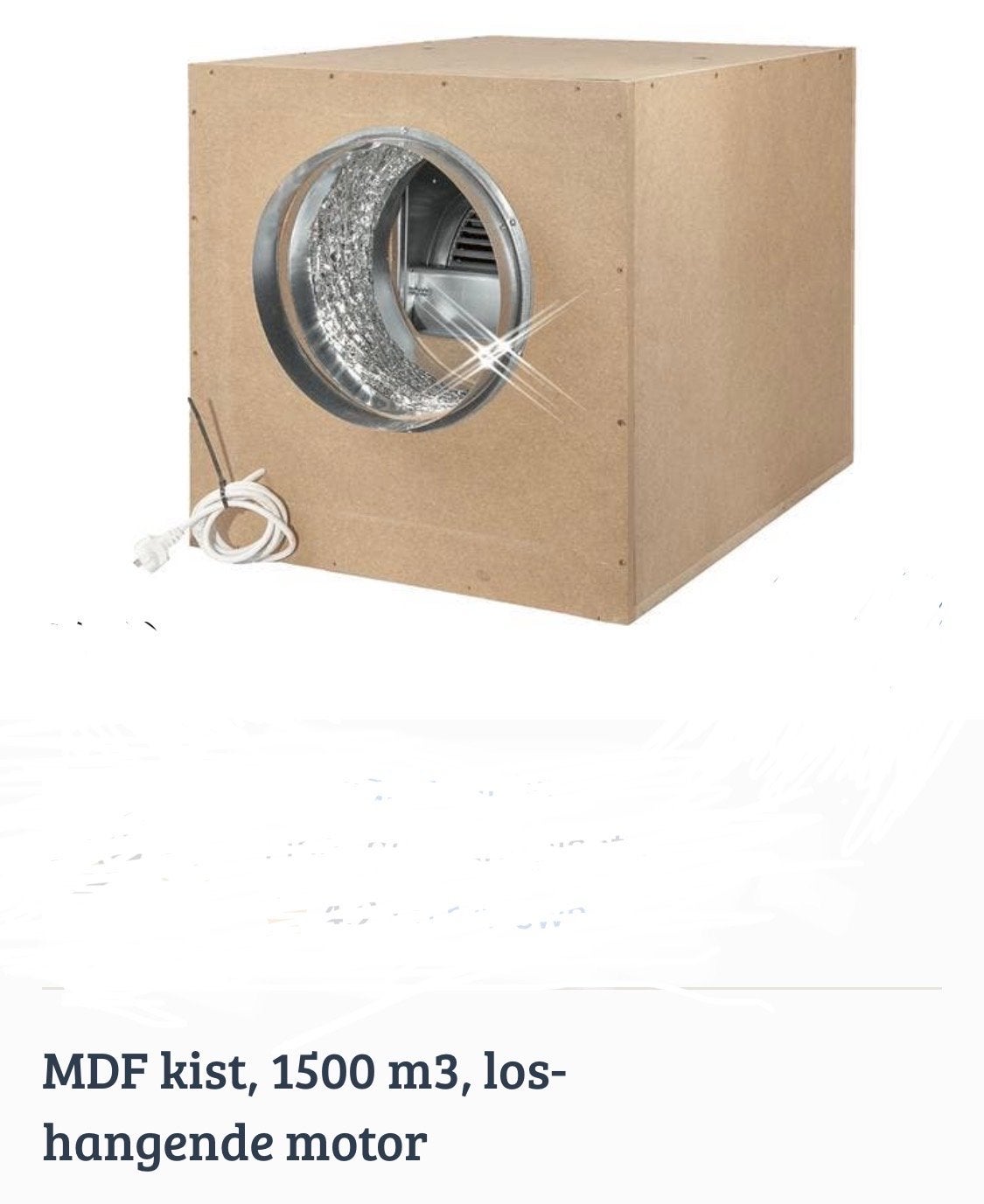 Afzuiger in kist,, Ophalen, Gebruikt, Afzuiger