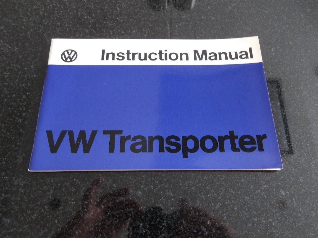 Volkswagen VW Transporter - Instructieboekje EN, Auto diversen, Handleidingen en Instructieboekjes, Verzenden
