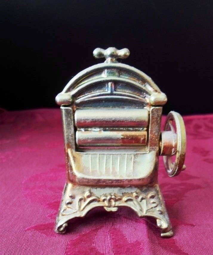 Miniatuur Wringer. Made in England. Jaren '70. Poppenhuis., Antiek en Kunst, Ophalen of Verzenden