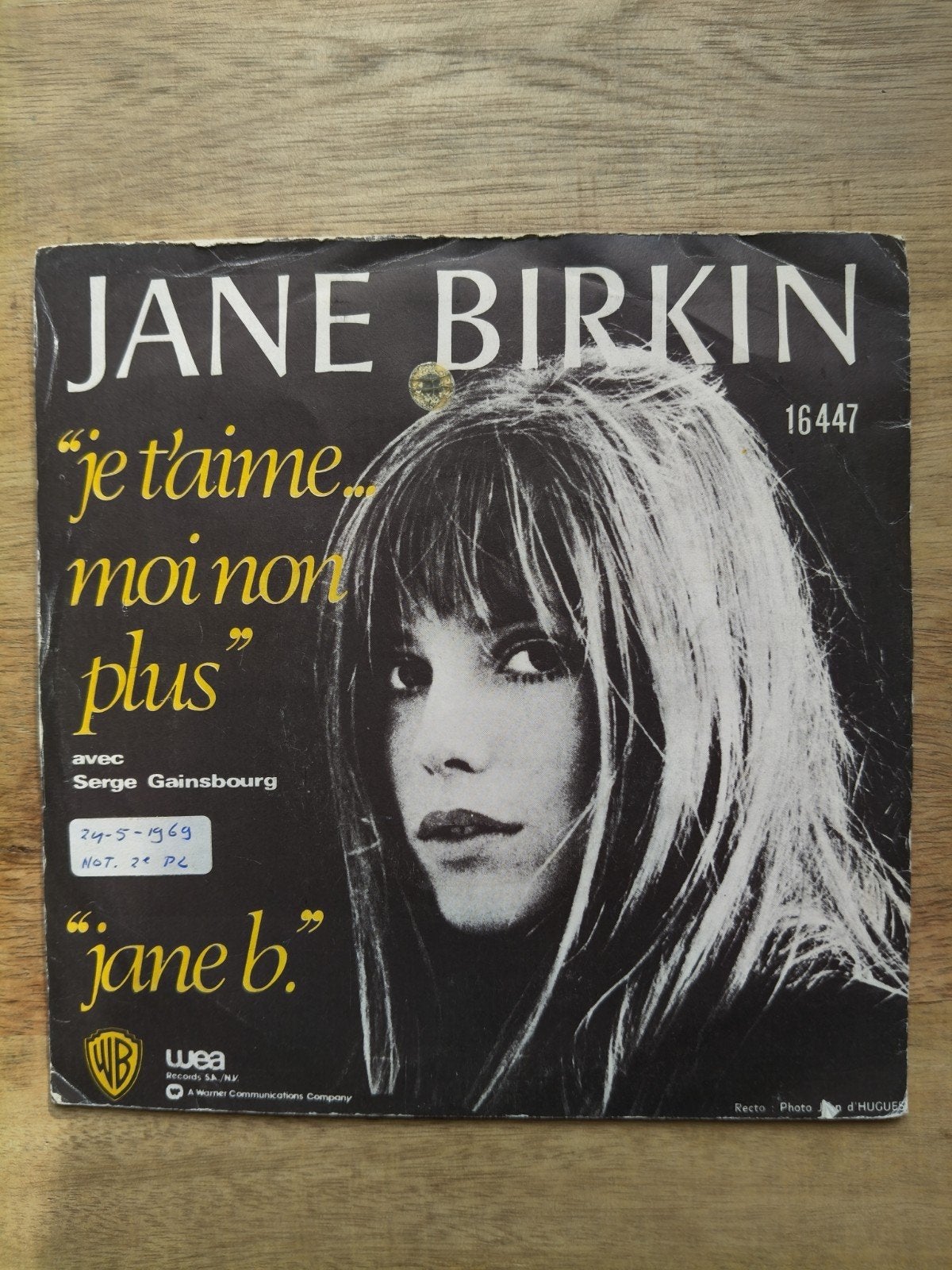 Serge Gainsbourg & Jane Birkin - Je T'aime... Moi Non Plus, Gebruikt, 7 inch, Pop, EP