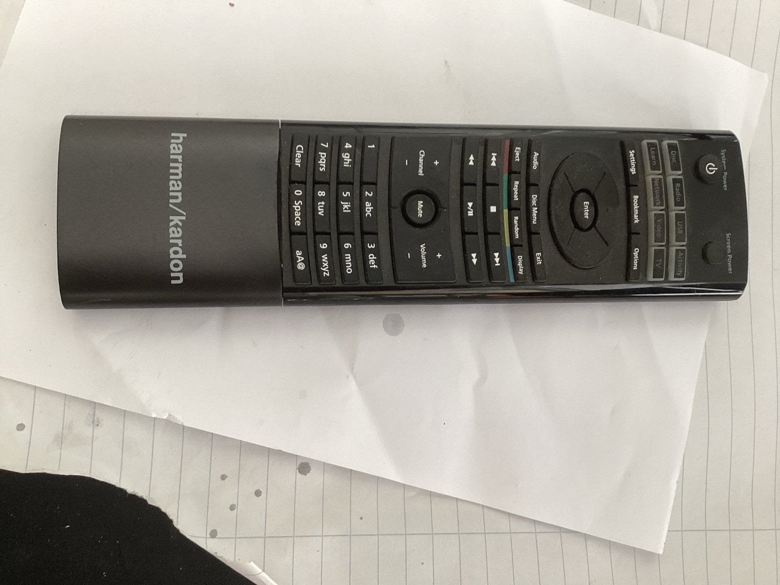 Harman Kardon HS 2XO Afstandsbediening, Gebruikt, Ophalen of Verzenden, Origineel, Receiver of Versterker
