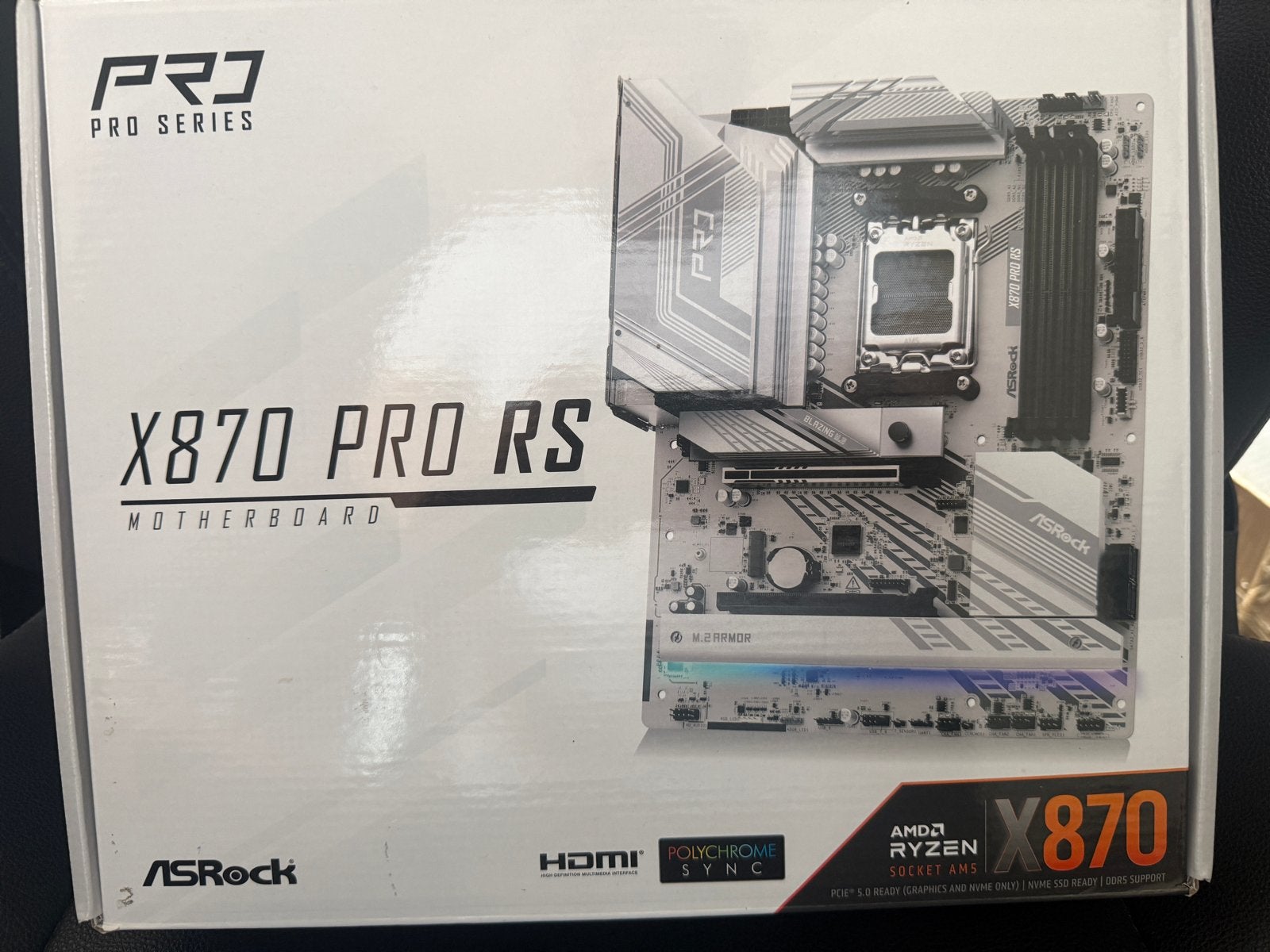 ASRock X870 Pro RS Moederbord - Nieuw in doos, Ophalen of Verzenden, Nieuw, AMD, DDR5