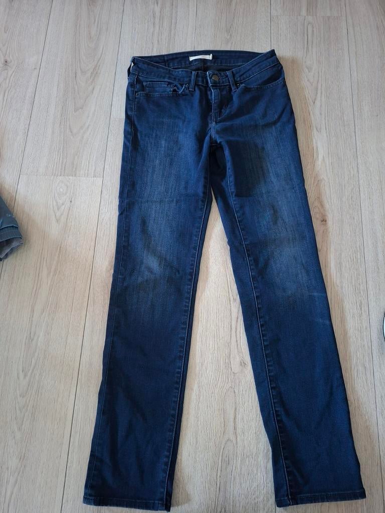 Slimfit jeans Levi maat 27, Blauw, Ophalen of Verzenden, Zo goed als nieuw, W27 (confectie 34) of kleiner
