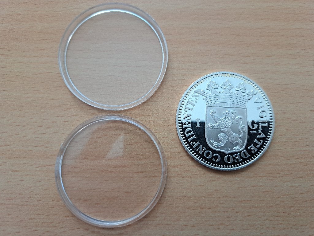 Zilveren F1,- munt diameter, Ophalen, 1 gulden, Vóór koninkrijk, Zilver