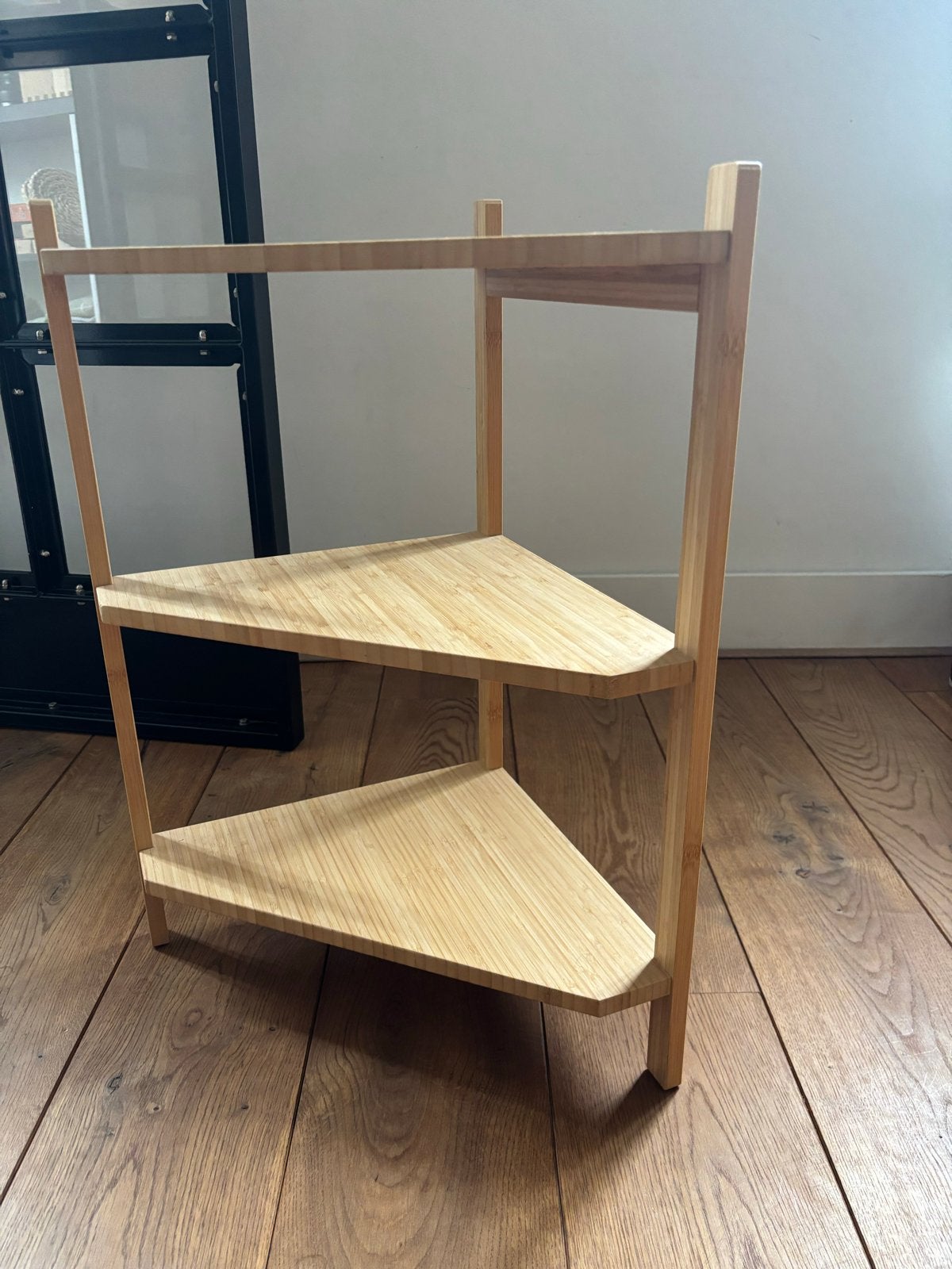 IKEA RÅGRUND bamboe hoekrek / badkamerrek, Huis en Inrichting, Badkamer | Badkamermeubels, Ophalen, Gebruikt, Overige typen, 50 tot 100 cm