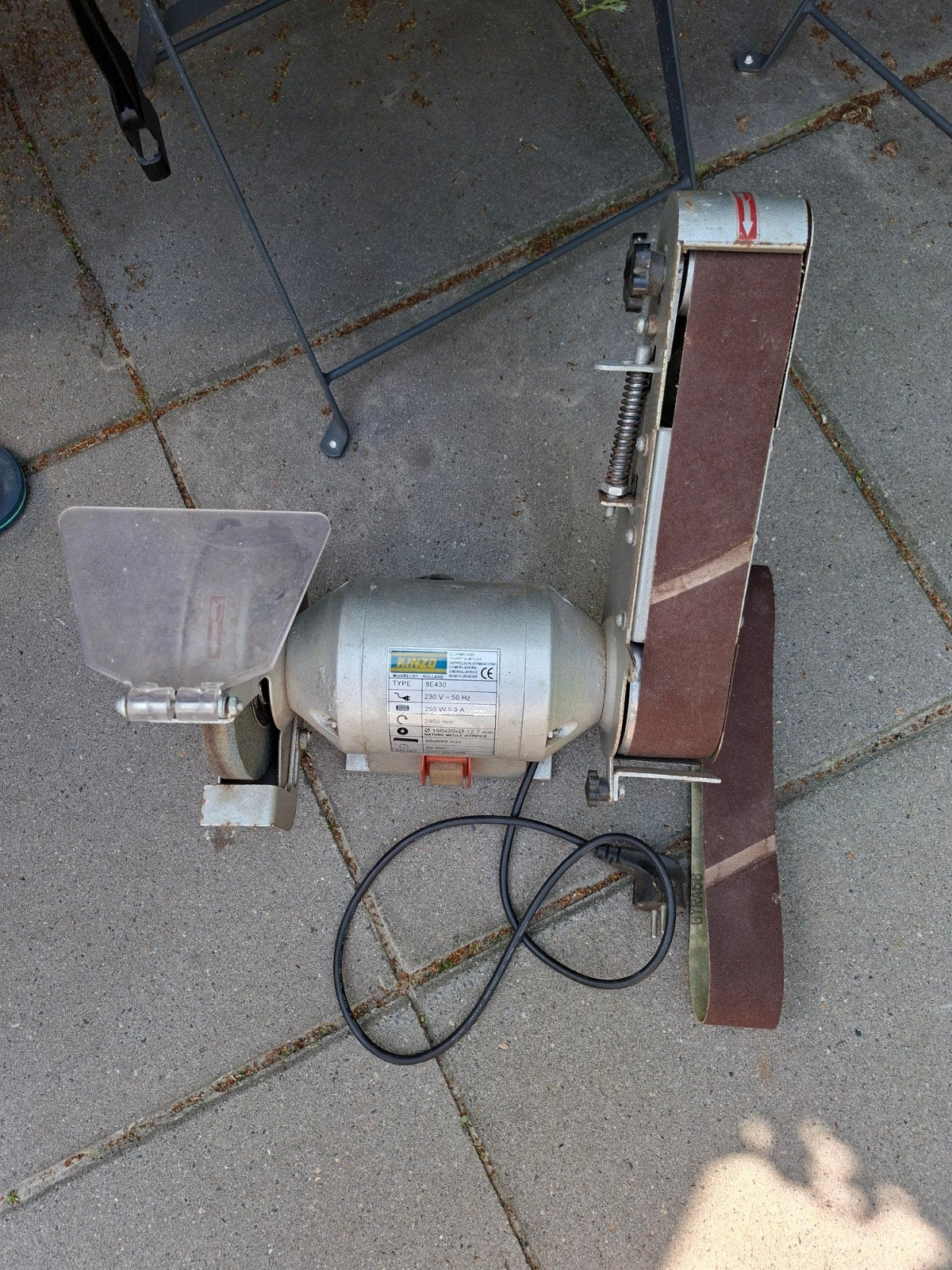 slijpmachine Kinzo, Ophalen