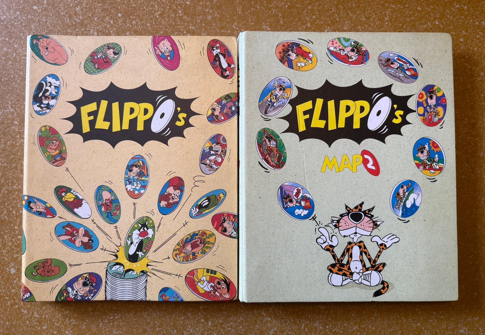 Map 1 en 2 flippo’s, verzamelmap, chips, Verzamelen, Ophalen, Map, Album of Poster, Met verzamelmap(pen)