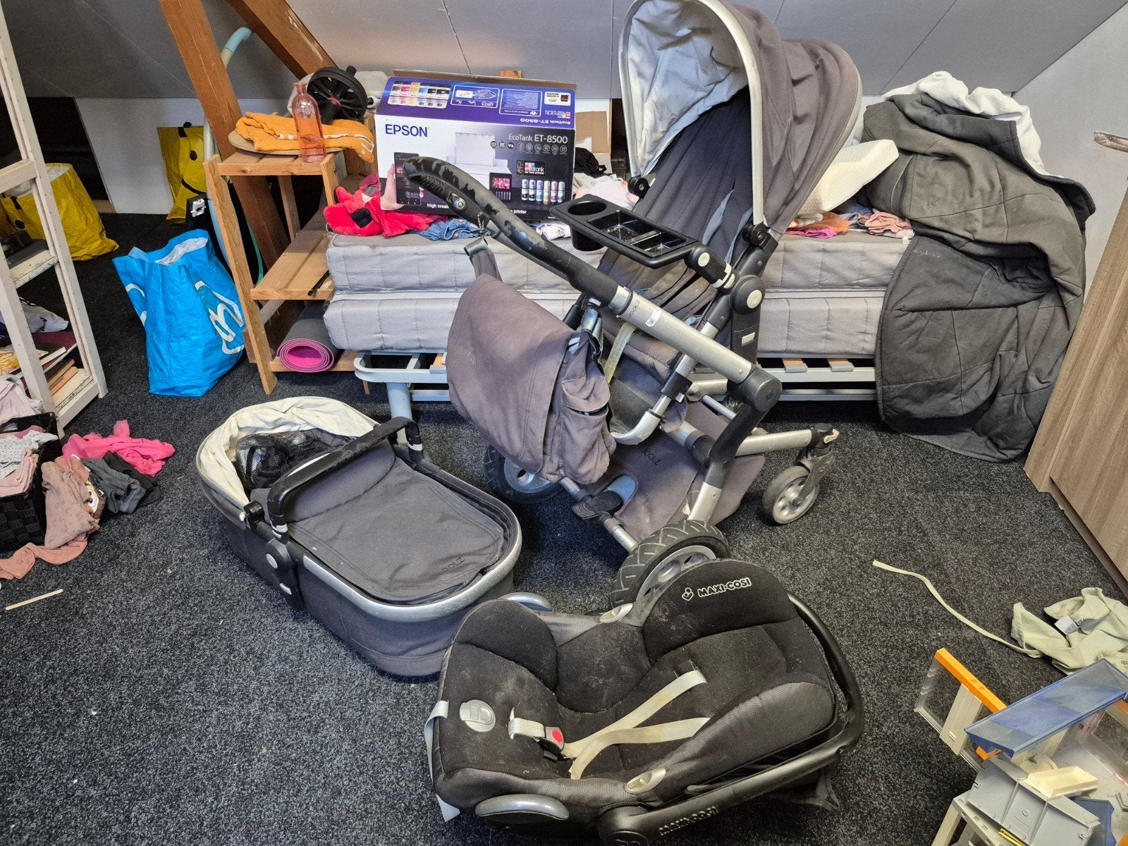 Joolz day 3 in 1 kinderwagen, Gebruikt, Verstelbare duwstang, Ophalen, Kinderwagen