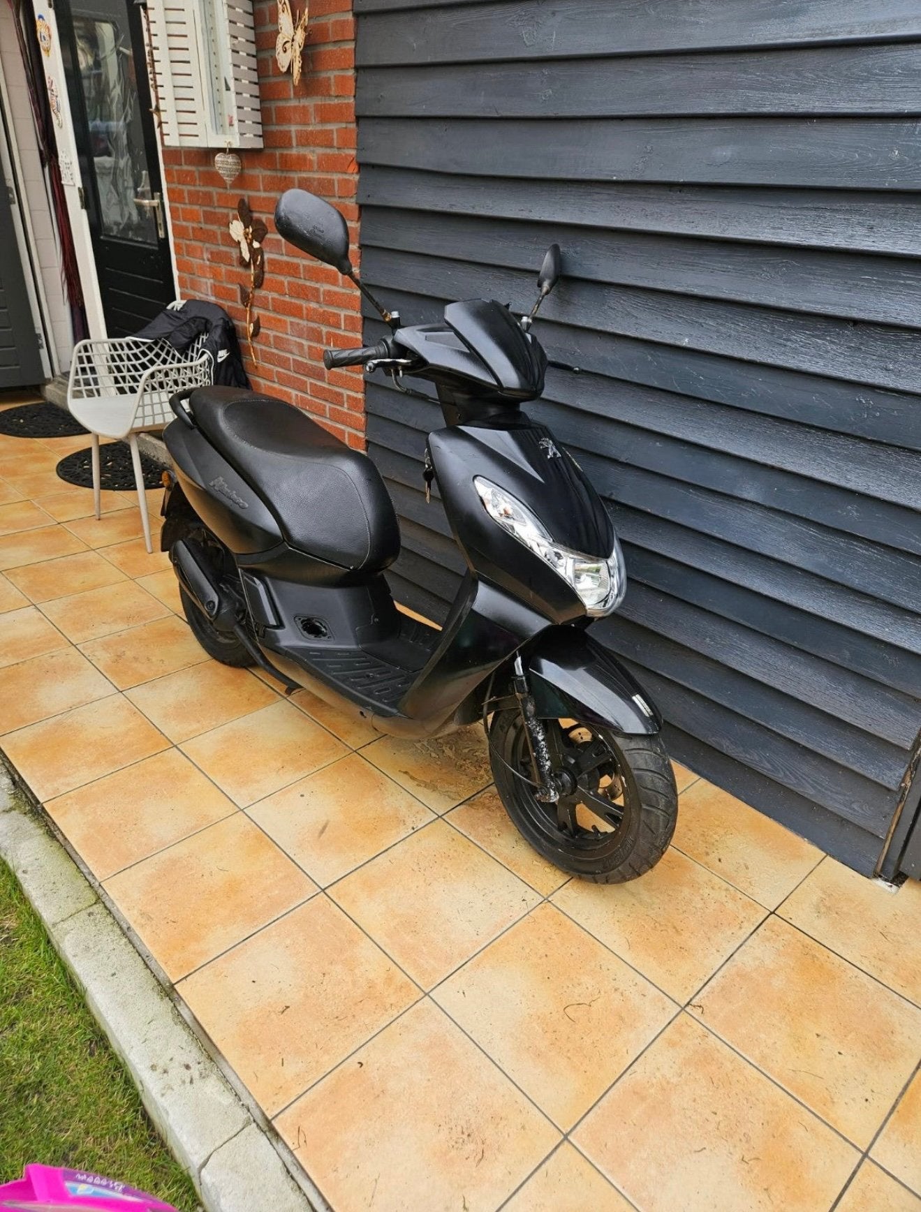 Peugeot kisbee 4t 50cc, Fietsen en Brommers, Ophalen, Gebruikt, Benzine, Peugeot