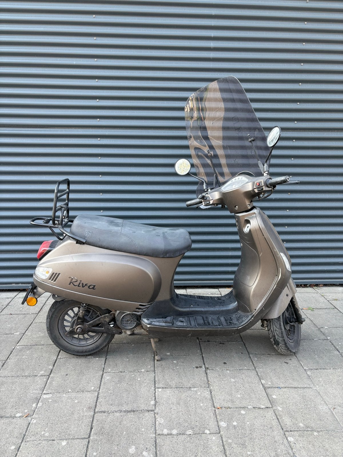 Riva scooter blauw kenteken - lichte schade, zonder uitlaat, Gebruikt, Benzine, Ophalen, Overige merken