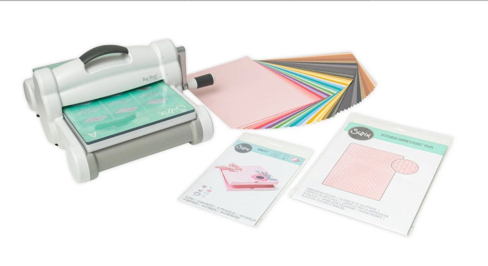 Sizzix Big Shot Pro Stansmachine - Complete Set 2 mnd oud, Ophalen, Geschikt voor karton, Overige thema's, Zo goed als nieuw