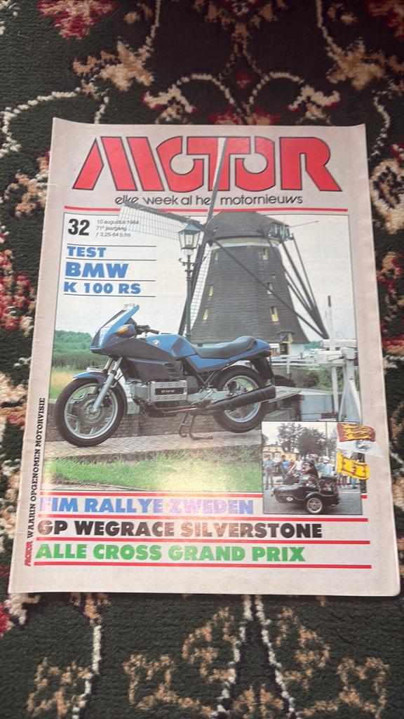 Motor Magazine - Test BMW K 100 RS - Editie 32, Ophalen of Verzenden, Gelezen, Algemeen