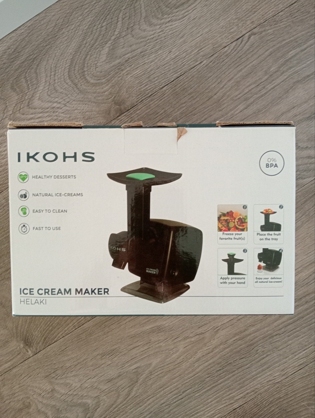 IKOHS Helaki IJsmachine - Maak gezond ijs thuis, Ophalen of Verzenden