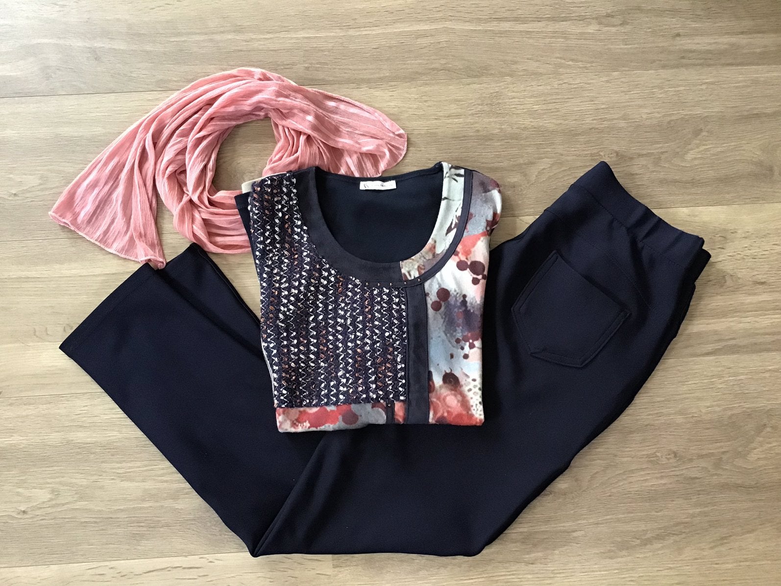 KALISSON!Lúxe Top 38/40&BlauweLegging& Bijp.Sjaaltje.Sámen:, Kleding | Dames, Ophalen of Verzenden, Zo goed als nieuw, Maat 38/40 (M)