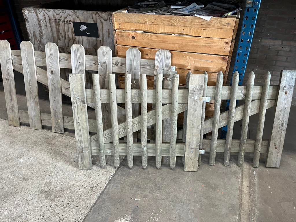 Hek werk, Tuin en Terras, Tuinhekken en Hekwerk, Ophalen, Gebruikt, Hout, Tuinhek