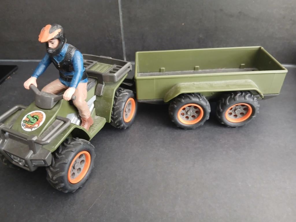 Schleich jeep, Ophalen