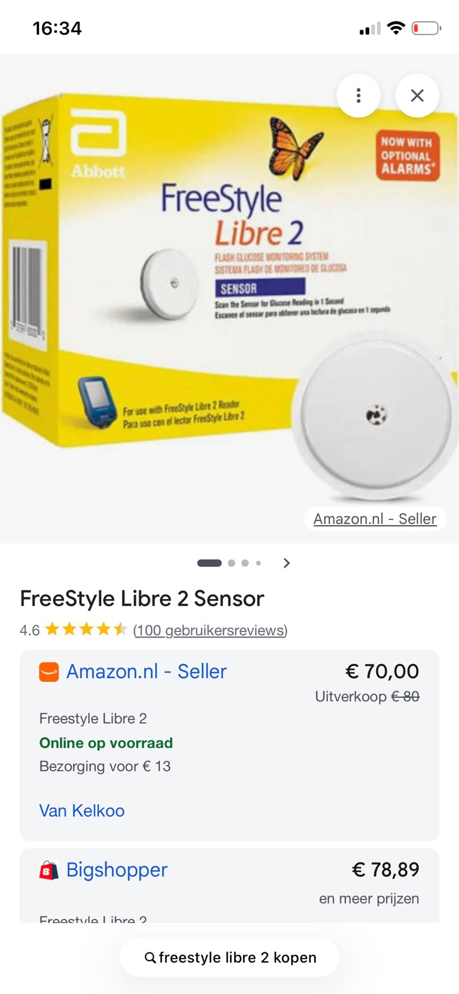 10 x Abbott FreeStyle Libre 2 Sensor - Glucose Monitoring, Sport en Fitness, Gezondheidsproducten en Wellness, Ophalen of Verzenden