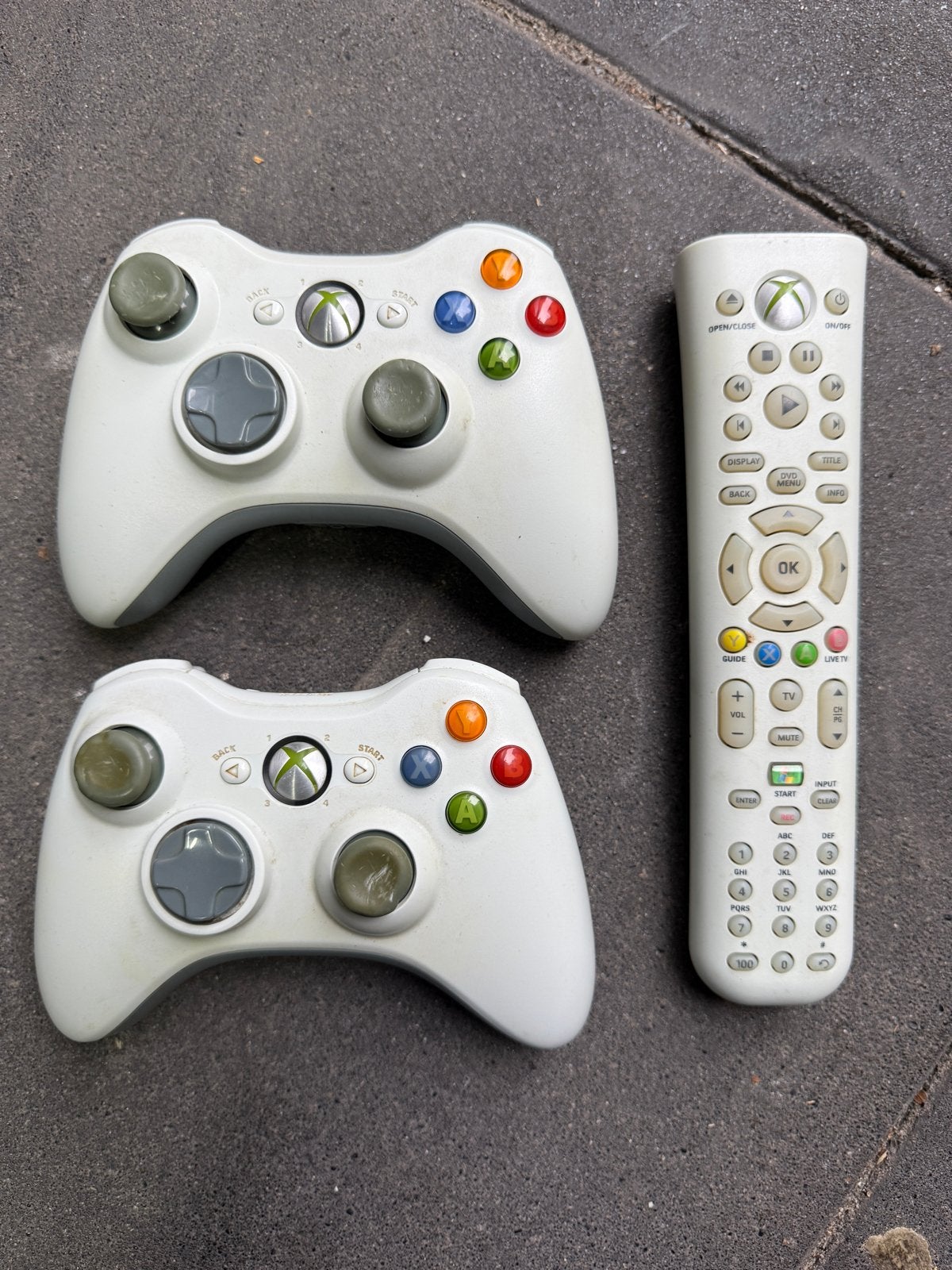 Diverse Xbox 360 accessoires: controllers, afstandsbediening, Ophalen of Verzenden, Gebruikt