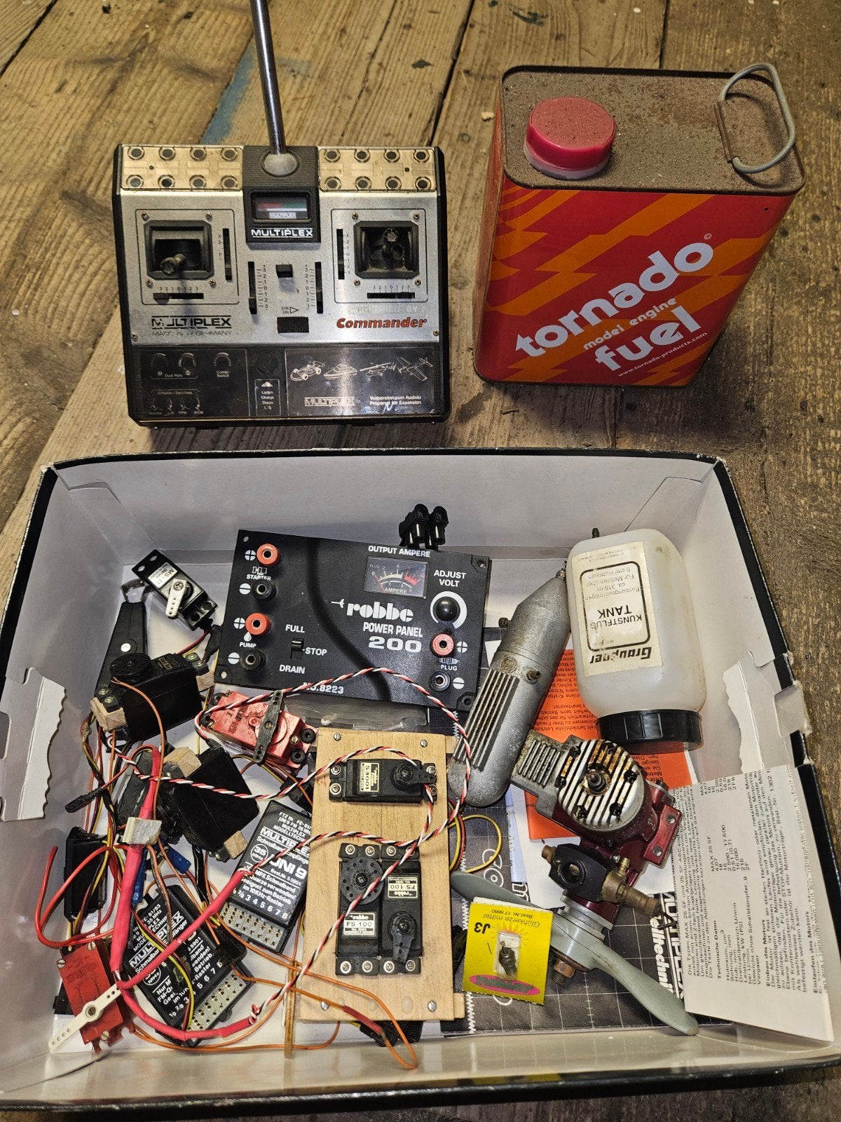 Multiplex Commander RC zender met toebehoren, Ophalen of Verzenden, Gebruikt