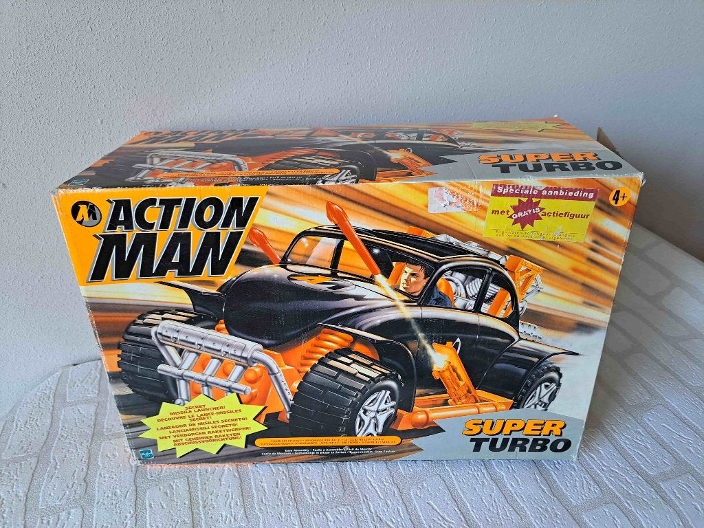 Zeldzame Vintage Action Man - Super Turbo VW Kever Buggy, Ophalen of Verzenden, Nieuw