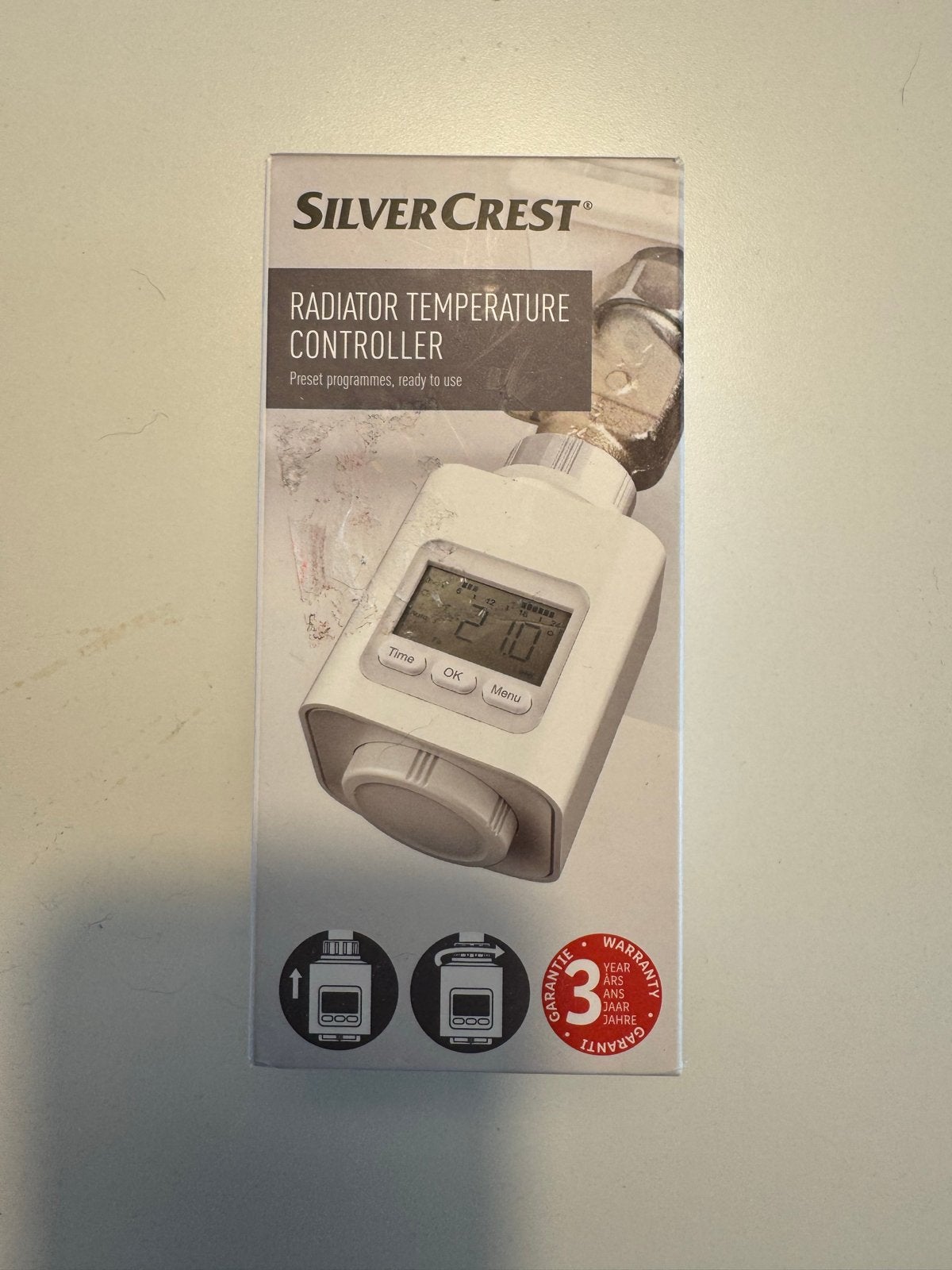 SilverCrest Radiatorregelaar - Energiebesparend Nieuw, Ophalen of Verzenden, Slimme thermostaat, Nieuw