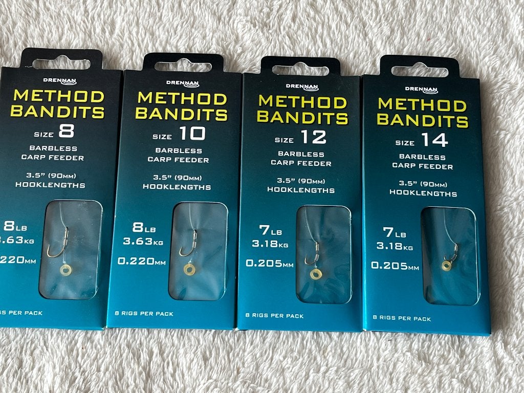 adv 449 / NIEUW  set 4 pakjes commercial onderlijnen DRENNAN, Ophalen of Verzenden, Nieuw, Haak