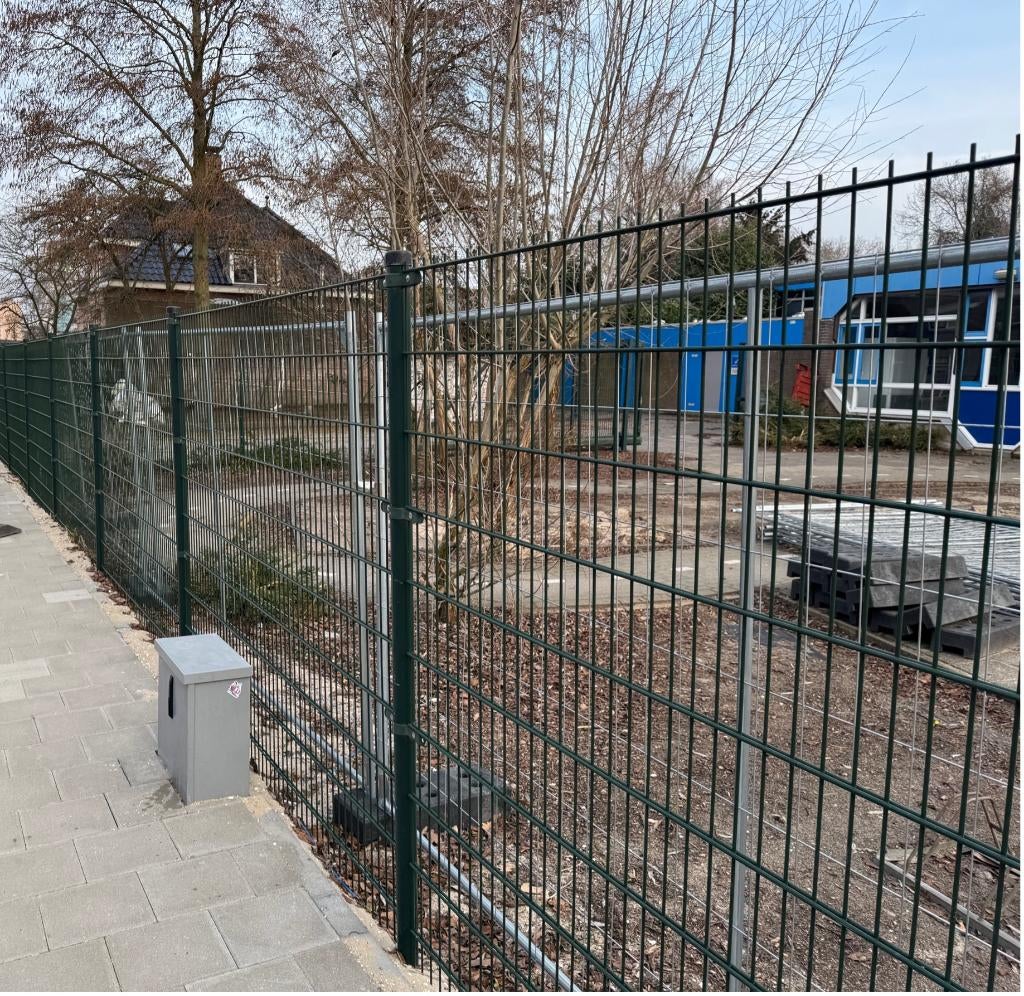 Hekwerk dubbelstaafmat groen | div afmetingen, Ophalen, Gebruikt, IJzer, Dubbelstaafmat hekwerk