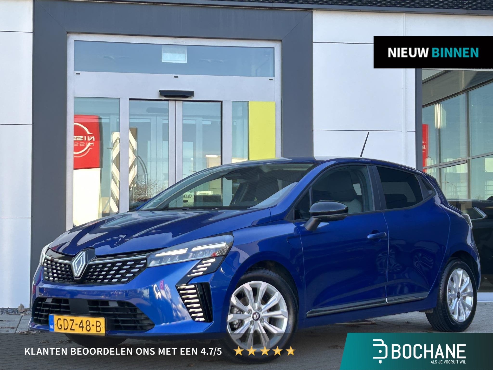 Renault Clio 1.0 TCe 90 GPF evolution | Achteruitrijcamera |, Auto's, Voorwielaandrijving, Stof, Gebruikt, Blauw