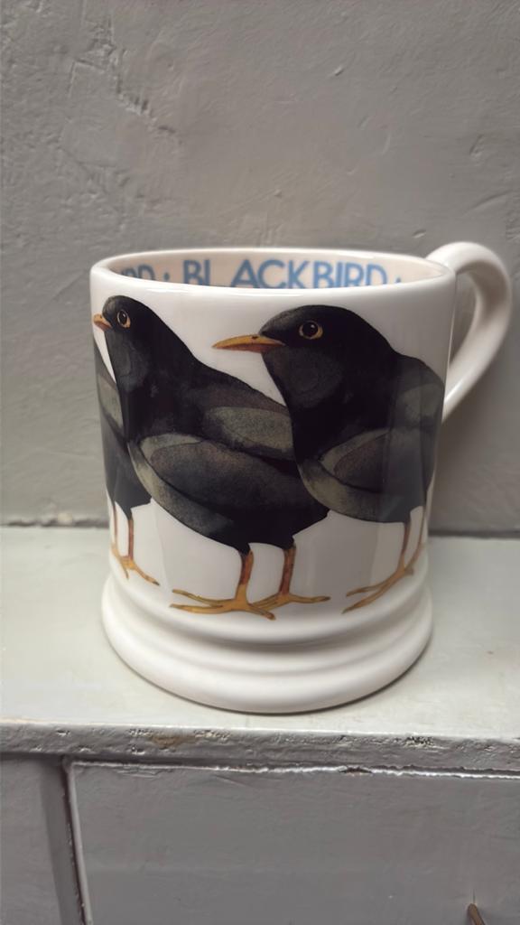 Emma Bridgewater Blackbird mug, Ophalen of Verzenden, Zo goed als nieuw, Overige stijlen, Kop(pen) en/of Schotel(s)