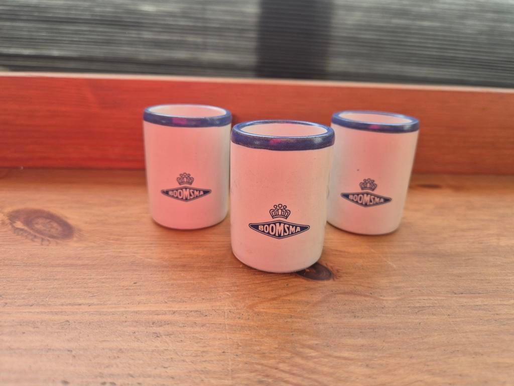3x boomsma glaasjes, Ophalen of Verzenden