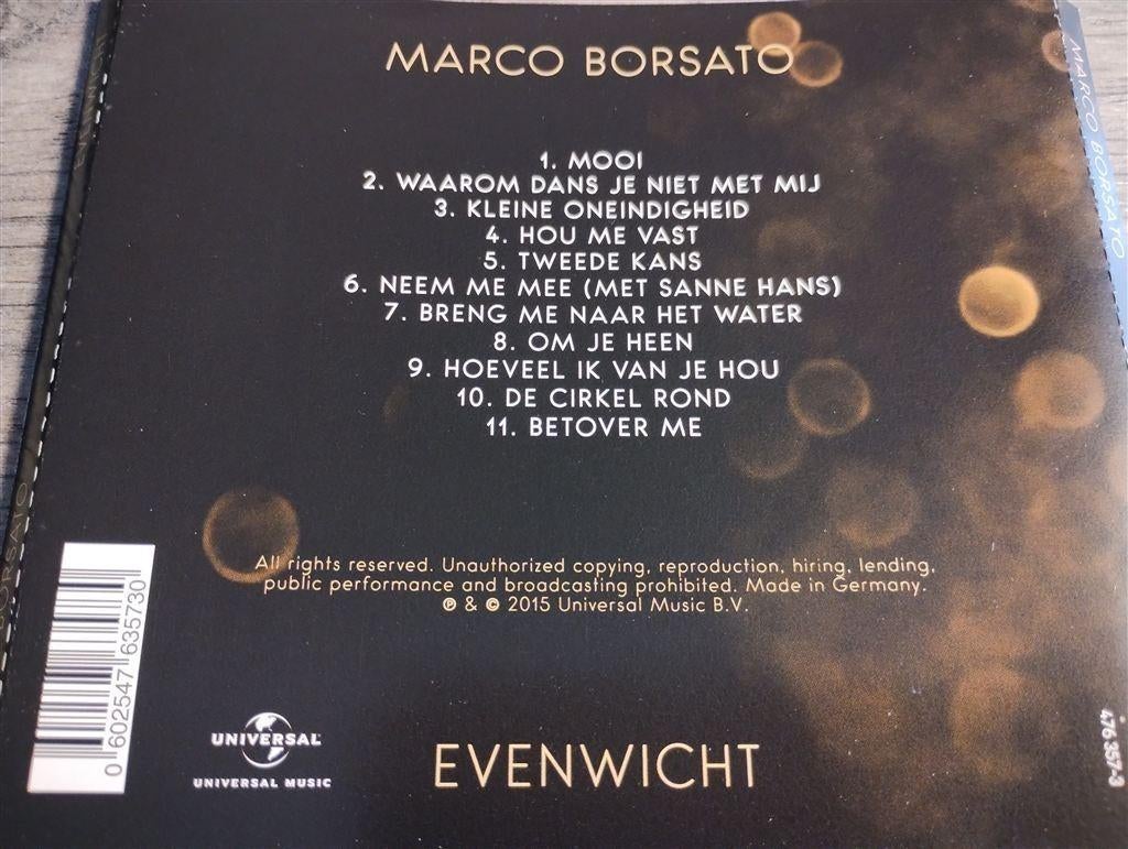 Marco Borsato - Evenwicht, Ophalen of Verzenden, Gebruikt, Pop