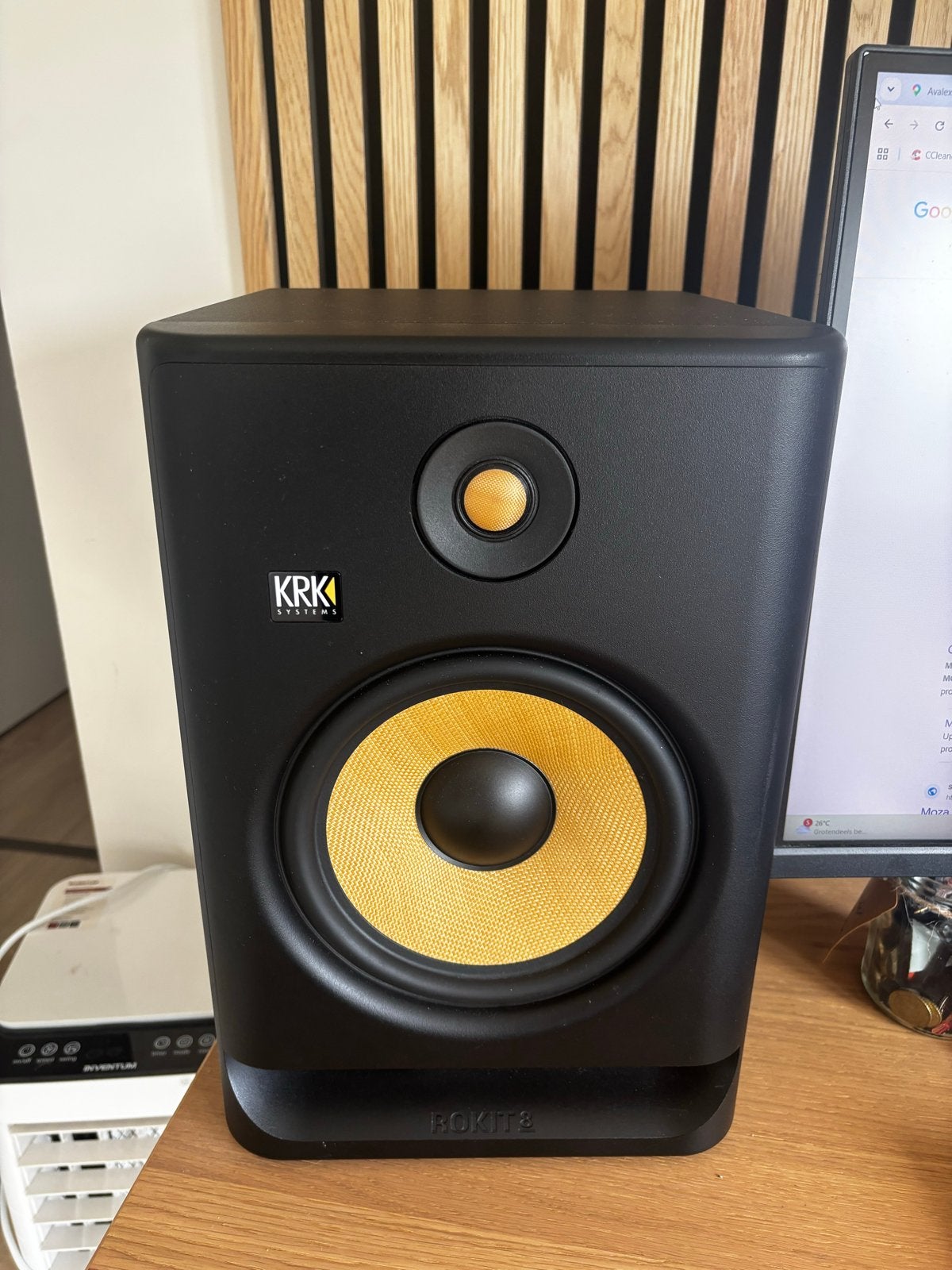 KRK Rokit 8 G4 Studiomonitor - Zo goed als nieuw, Audio, Tv en Foto, Luidsprekers, Studiomonitor, Zo goed als nieuw, KRK, Ophalen