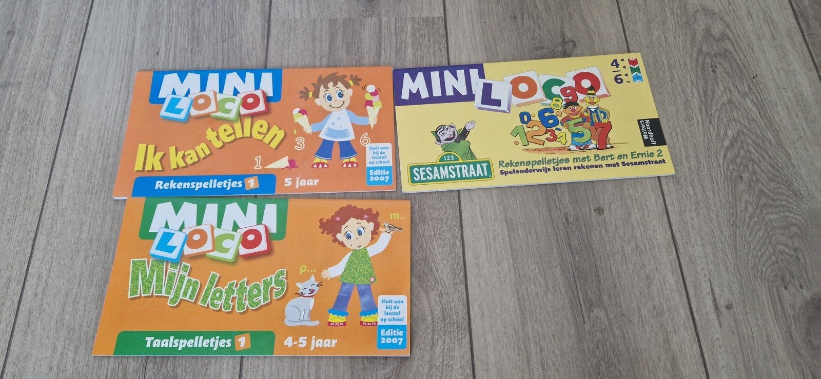 Mini Loco Educatieve Spellen: Taal, Rekenen & Sesamstraat, Ophalen of Verzenden, Gebruikt, Taal en Lezen