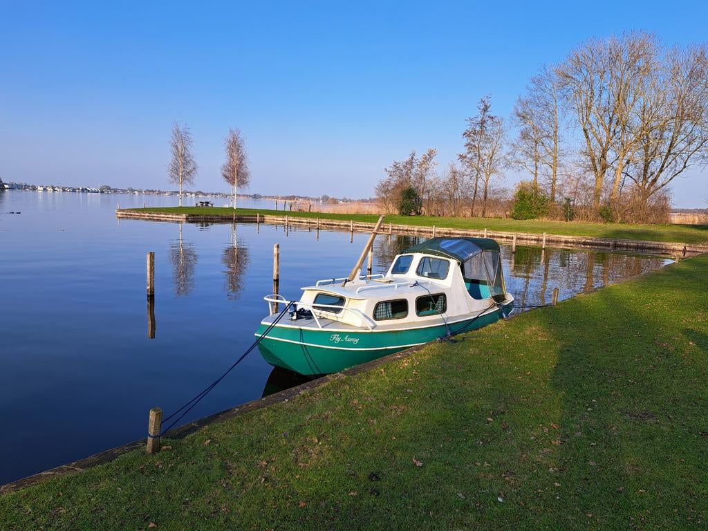 Leuke Beenhakker Vlet,6.50m, vaarklaar maar liefde nodig., Watersport en Boten, Motorboten en Motorjachten, Gebruikt, Staal, Benzine