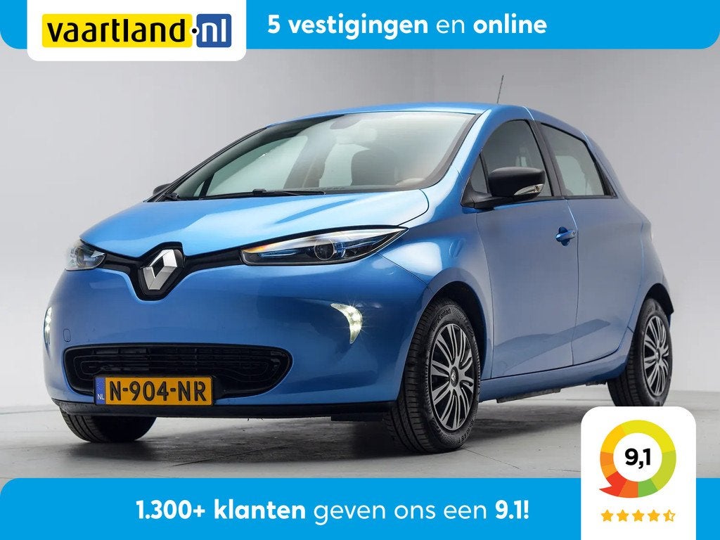Renault ZOE Q90 Life Quickcharge 41 (ex accu) [ Standkachel, Automaat, 0 cilinders, Gebruikt, Blauw