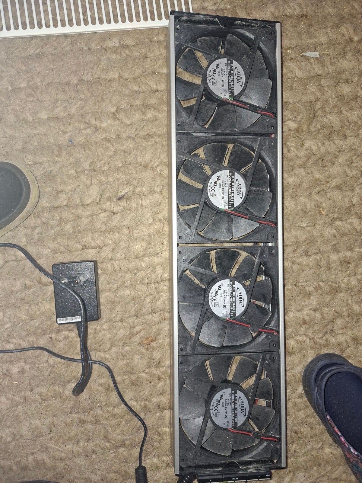 2 stuks Jaga Radiator Ventilator, Ophalen, Gebruikt, Minder dan 30 cm, Radiator