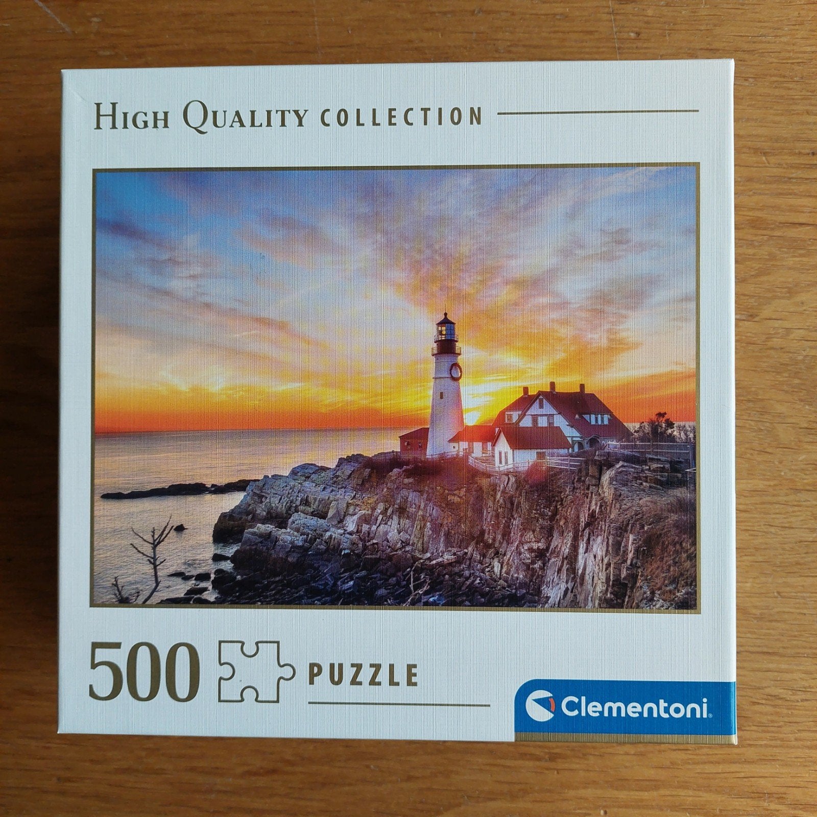 puzzel vuurtoren 500 stukjes, Ophalen, 500 t/m 1500 stukjes, Gebruikt