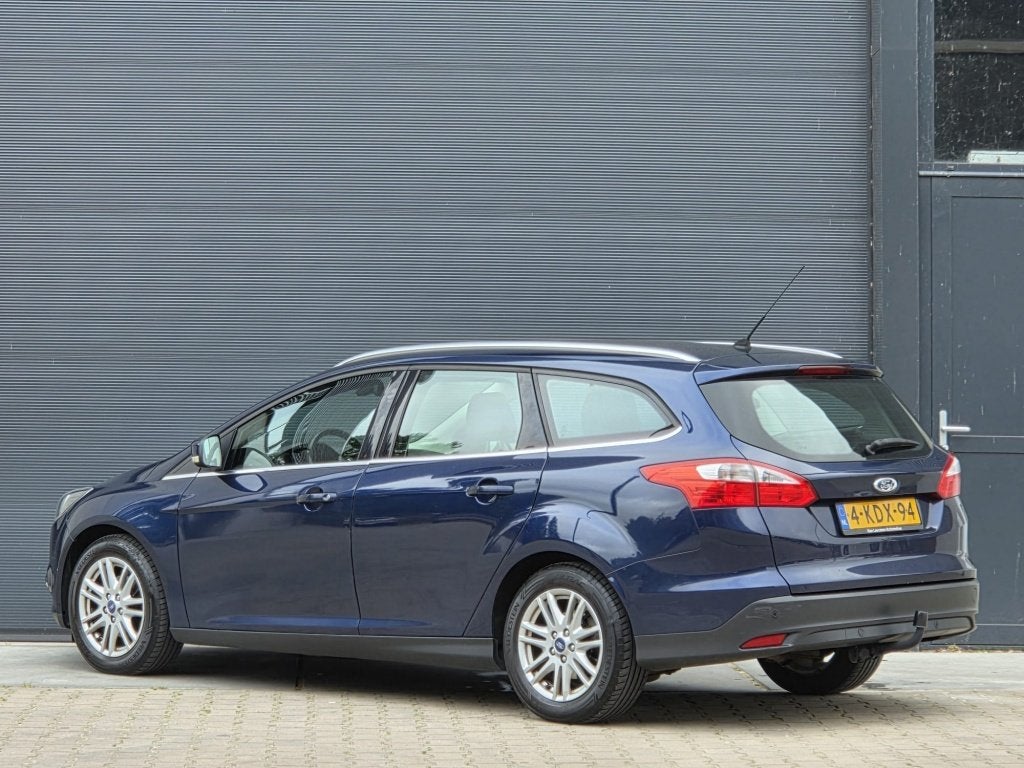Ford FOCUS Wagon 1.0 EcoB. Titanium storingsvrij nap bj 2013, Euro 5, 101 pk, Gebruikt, Blauw
